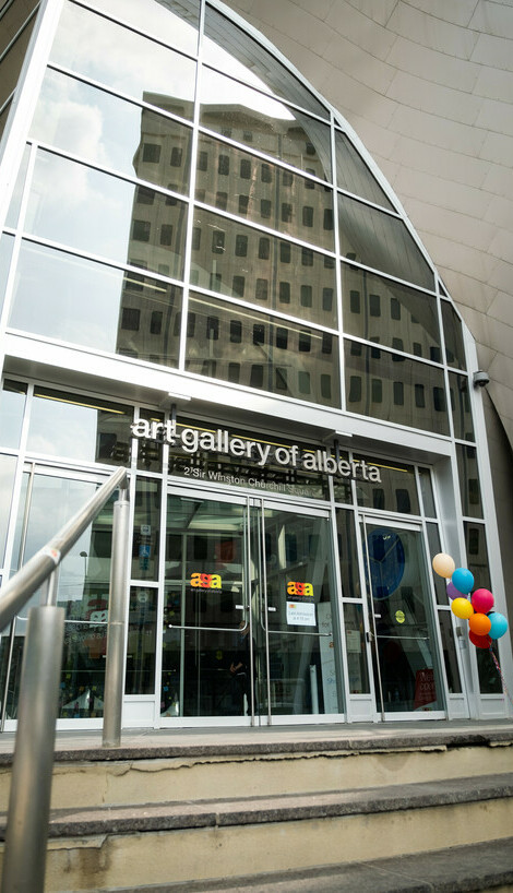 Exterior of the Art Gallery of Alberta